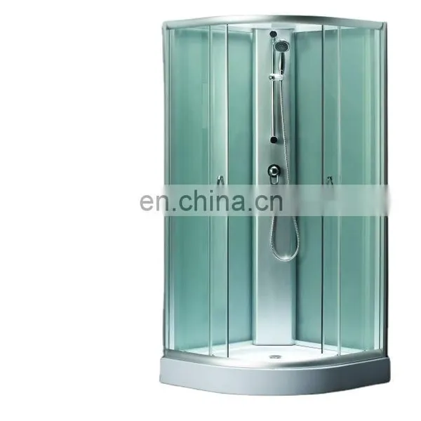 900x900x2000mm White Painted Back Glass Shower Cabin Accessories