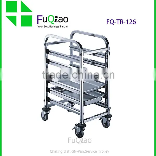Restaurant Hotel Room Service Trolleys , Service Cart , Food Service Trolley for Restaurant Equipment photo-6