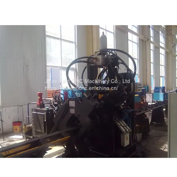 CNC Controlled Automation Angle Steel Marking, Punching And Cutting Processing Line Model JX125 photo-2