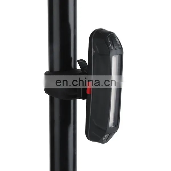 New Bicycle Tail Light Truck Tail Light Usb Charging Mountain Bike Red And Blue Safety Warning photo-2