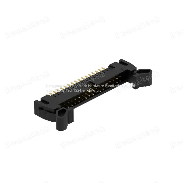 Denentech 2.00mm Pitch Pins Custom Dual Row Straight DIP Ejector Header Connector for PCB