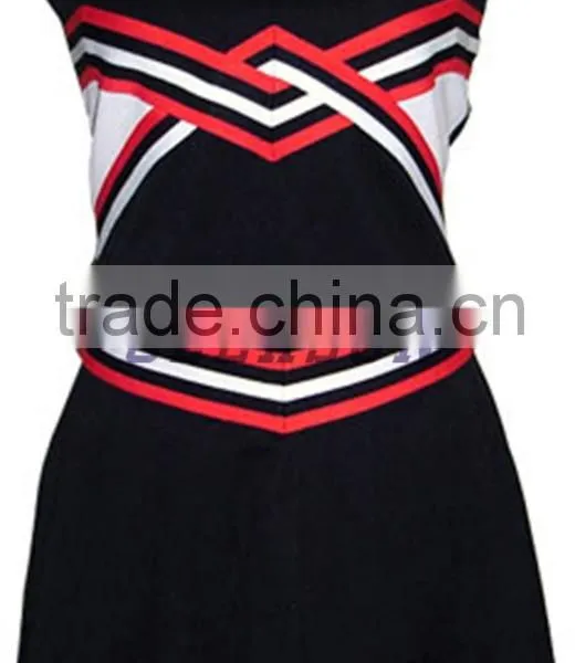 Sexy Custom Sublimation Cheap Colorful Crop Top Sleeveless Cheerleading Uniforms photo-3
