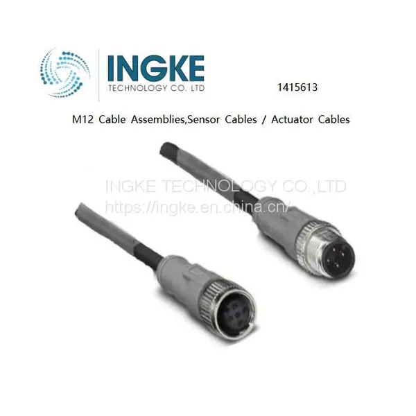 INGKE,1415613,М12 кабельные комплекты, Кабели датчиков / Кабели приводов