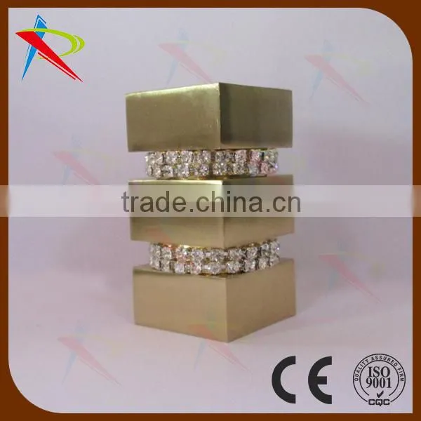 Single Curtain Rod With Square Aluminium Finial photo-3