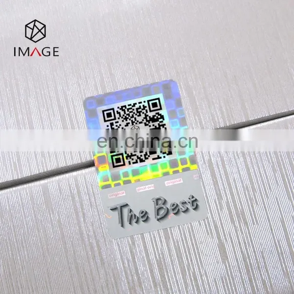 3d Dynamic Laser Holographic Anti-counterfeiting Label With Unique QR Code Printing photo-5