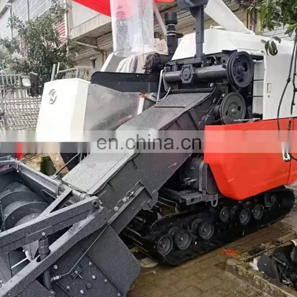 Second Hand Kubota Harvetser Almost New Used Rice Combine Harvester Japanese Brand Kubota for Sale photo-5