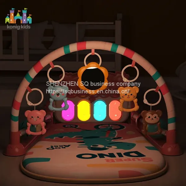 SQ Kids Toys Baby Play Mat Juguetes Para Bebes Learning Sensory Baby Toys Kick and Play Piano Baby Gym photo-4