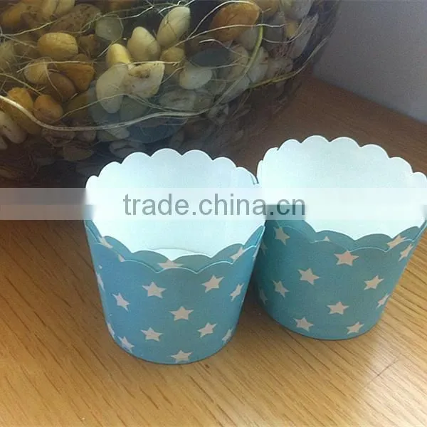 Star Christmas Round Cupcake/liner Muffin Cups photo-3