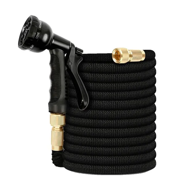 Various Lengths Garden Watering Expandable Hose Latex Inner Tube Magic Garden Hose With Nozzle