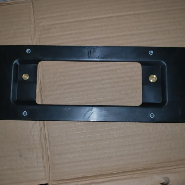 BMW F02 rear license plate bracket，BMW  rear License  Plate    bracket