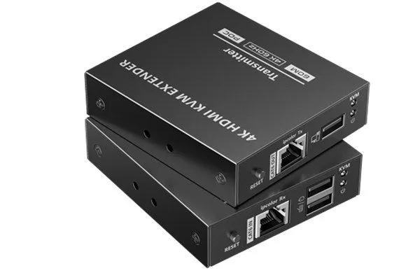4K@60Hz HDR 60M HDMI KVM Extender with POC