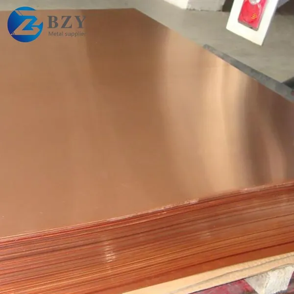 Copper Plate Sheet Pure Electrolytic Copper C10100 C10200 C10300 Copper Sheets 99.99% Manufacturer photo-4