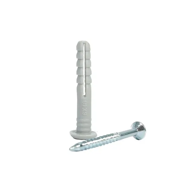 Rawl Plugs for Concrete and Drywall Application Heavy Duty Ribbed Design PA66 Nylon Full Sizes Available Free Samples photo-5