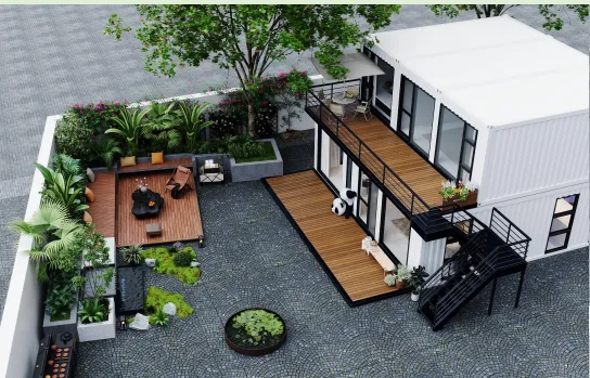 Custom Container House、Flat Pack Modular Container Home、Modular Tiny Container Villa photo-2