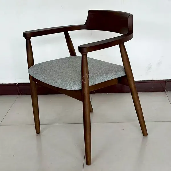 High Quality Modern Unique Solid Wood Dining Chair Nordic Comfortable Living Room Home Dining Chairs photo-5