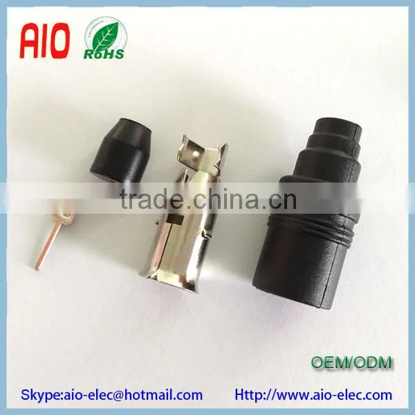 4 Piece Design Crimp Type F Quick Male Plug End Connectors for TV Antenna photo-2