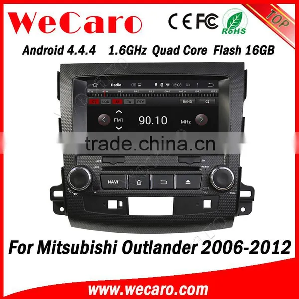 Wecaro WC-MO8063 Android 4.4.4 Car Dvd Player for Mitsubishi Outlander 2006 - 2012 3G Wifi Playstore photo-2