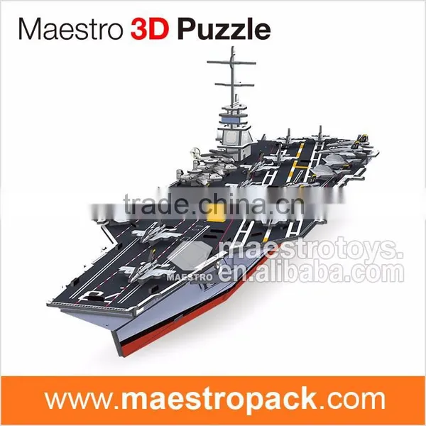 99PCS Military Model GERALD R. FORD-CLASS AIRCRAFT CARRIER 3d Puzzle