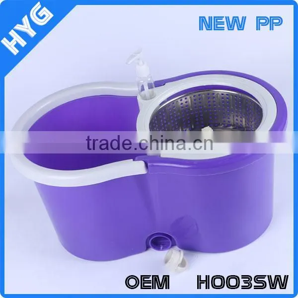 360 Floor Clean Spin Mop With Stainless Steel Basket photo-2