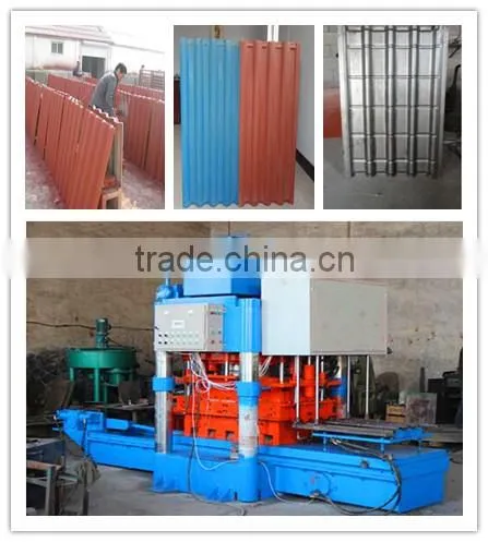 Large Automatic Color Cement Roof Tile Forming Machines