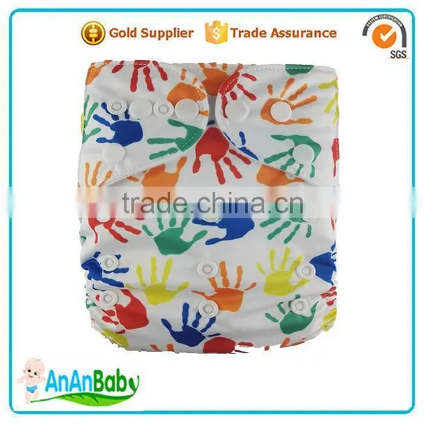 AnAnBaby Unisex Underwear Fitted Cloth Diaper Modern Kids Nappies photo-5