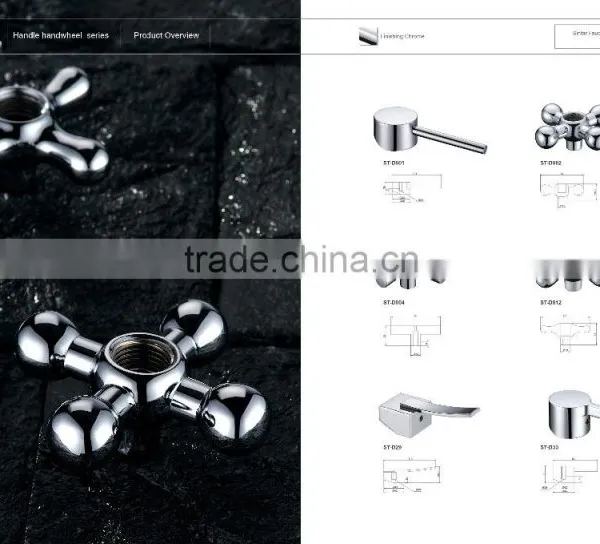 Zinc Kitchen Faucet Handle,basin Mixer Removable Handles,sink Tap Single Handle photo-6