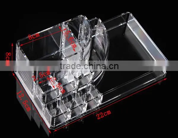 C92 ANPHY Clear Makeup Organizer Acrylic Assorted Household Jewelry Accessory Finding Box photo-2