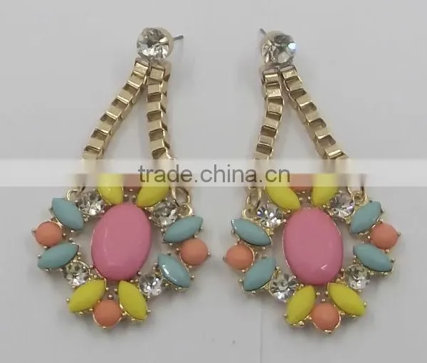 Colorful Earring Stud Epoxy Acrylic Earring Stud Links Earring Stud Beautiful Earring