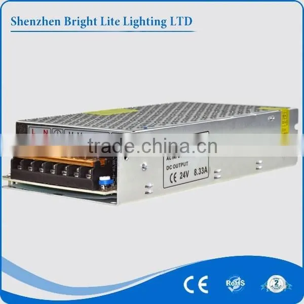 Factory Price! Led Power Supply 24V 8.33A 24-200W Power Supply 12v photo-6
