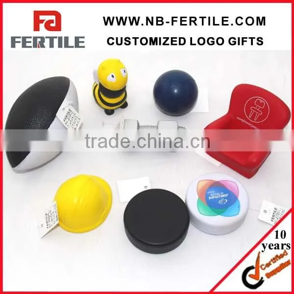 Promotional Gift PU Foam Toys Customized Client's Logo