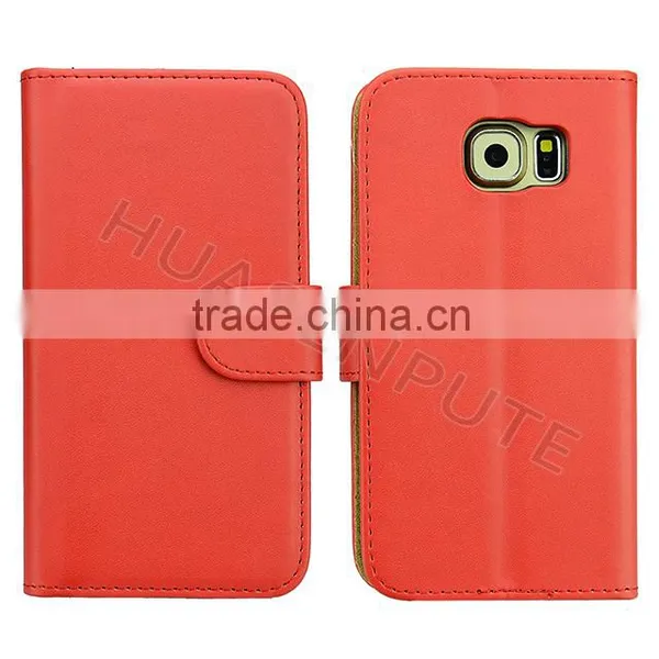 Hot New Products Leather Case for Samsung Galaxy S6 Wallet Leather Case photo-4