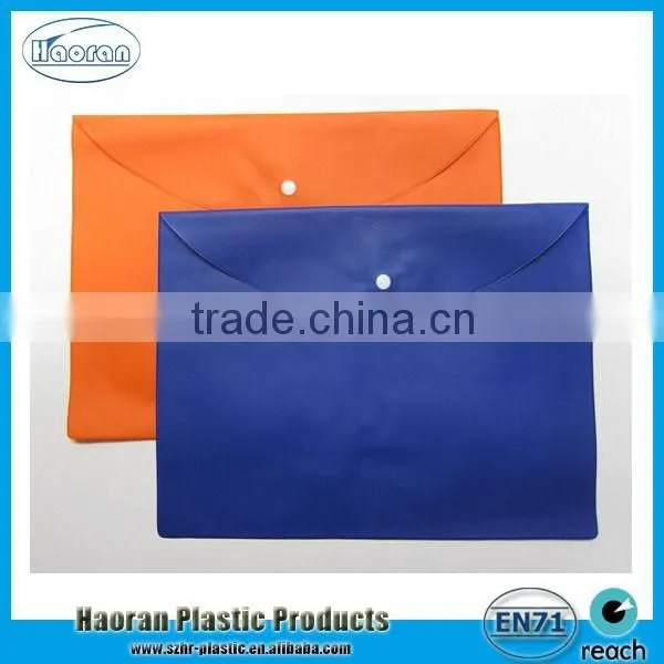 Hot Selling PVC Plastic Envelope Folder, Plastic Car Documet Folder photo-5