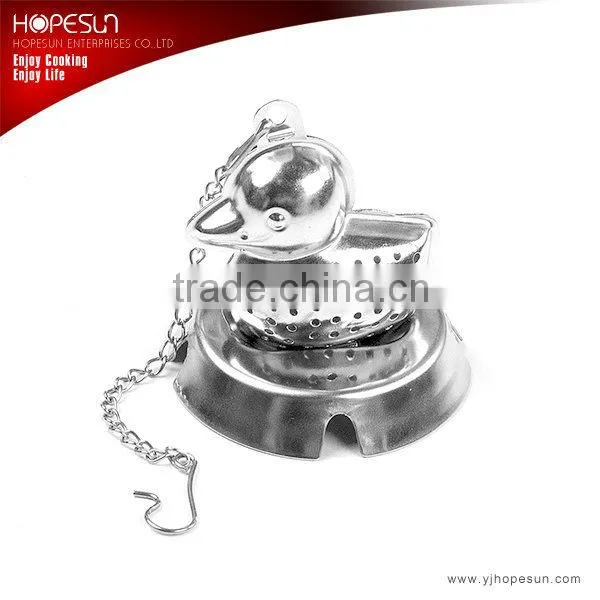 Novelty Teapot Shaped Stainless Steel Tea Strainer in 119th Canton Fair Quality Choice photo-5