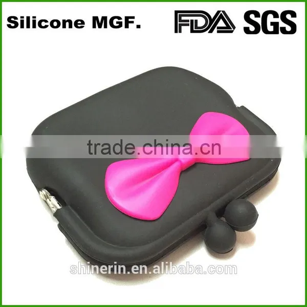 Fashionable Ladies Silicone Jelly Coin Purse Wallet