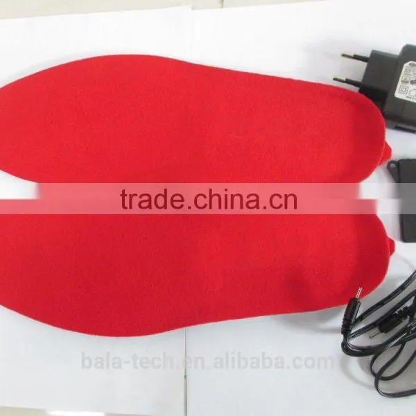 Battery Powered Foot Warmer Heating Shoe Insole Ski Boot Insole for Winter Outdoor Sport