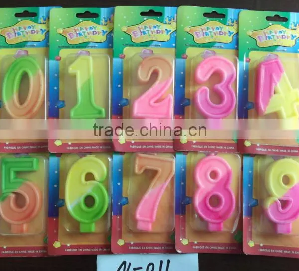 Number Shaped Candles For Wedding Favors photo-2