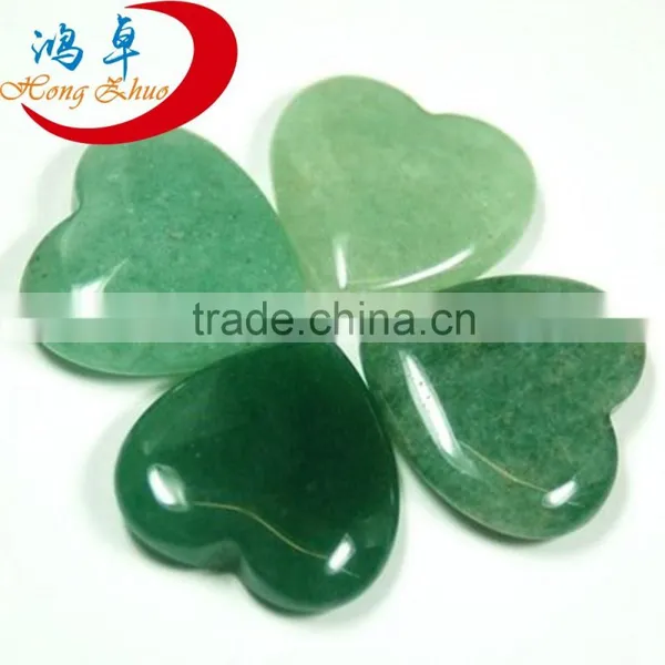 Green Aventurine Heart, Natural Green Aventurine Quartz Crystal Heart Healing