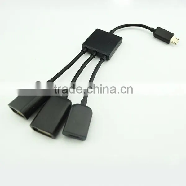 Custom Made Data Cable Micro Usb Hub Adapter for Data Transmission photo-5