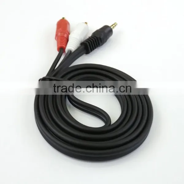High Quality 1 to 2RCA Spliter Cable for Mobilephone/soundbox/computer/game Player /TV/DVD Player photo-5