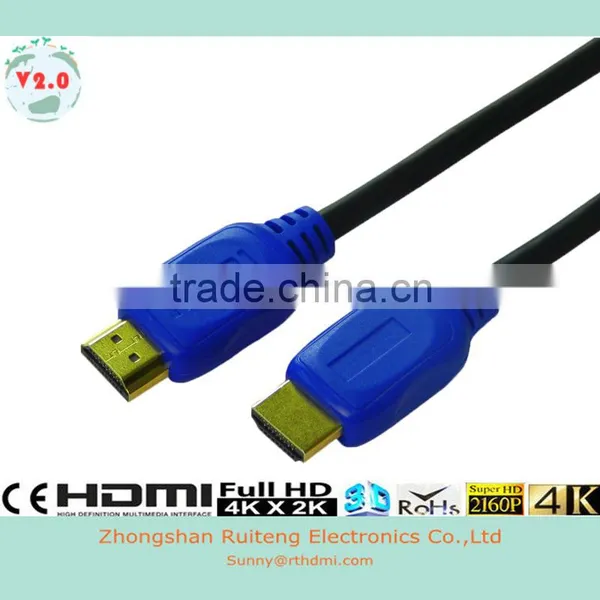 Blue High Speed HDMI Cable With Ethernet and Gold Connector Support 3D and 4K From 0.5-100m photo-5