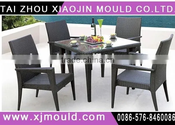 Plastic Garden Rattan Chair With Armrest Mould Maker in Taizhou photo-4