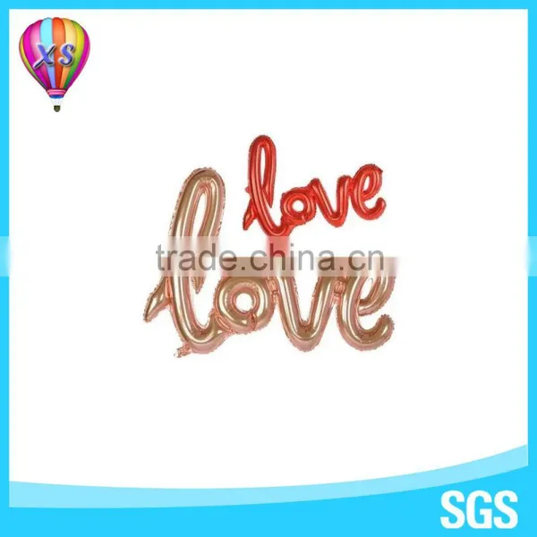2016 New Letter Balloons for Valentine's Party Decoration and Toys to Kids