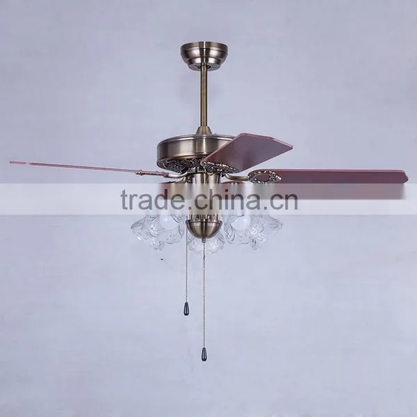 Red Blade Ceiling Fan With Light photo-2