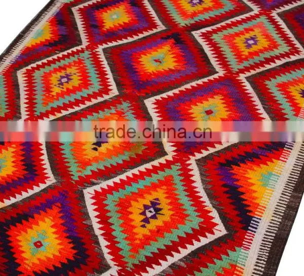 Vintage Oriental Rugs - Rectangular Turkish Vintage Wool Rug photo-3