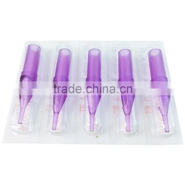Dicount Disposable Tattoo Tip 3RT Purple photo-2