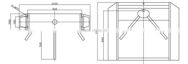 Access Control System Tripod Best Defender Turnstile photo-5