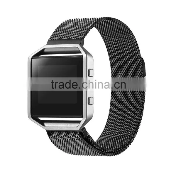 Milanese Magnetic Loop Stainless Steel Watch Band for Fitbit photo-3
