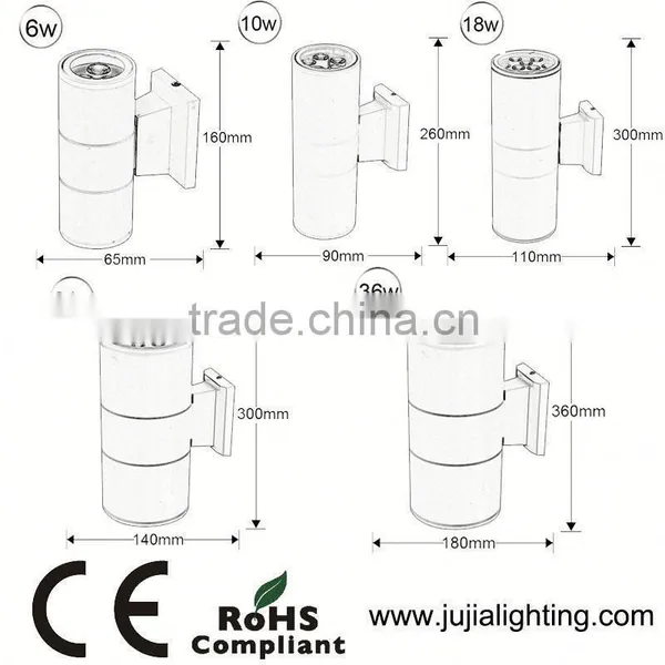 Up/down Wall Pillar Sopt Light, LED Wall Light,up and Down Led Wall Lighting photo-3