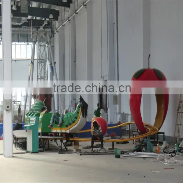 Eletric Train Amusement Park Modern Small Roller Coaster for Sale photo-3