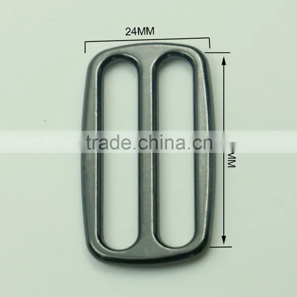 Wholesale Nickel Free Zinc Alloy Metal Black Slide Buckle for Belt 38mm photo-4